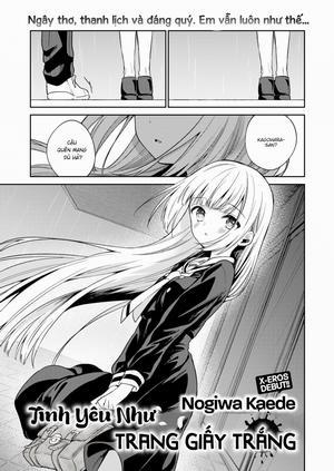 Đọc truyện tranh Tình Yêu Như Trang Giấy Trắng