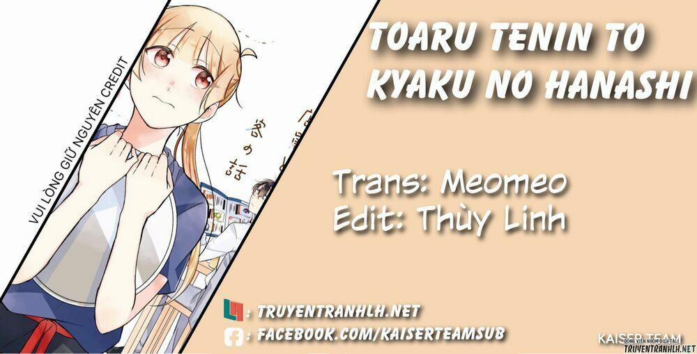 Toaru Tenin To Kyaku No Hanashi 14 trang 0