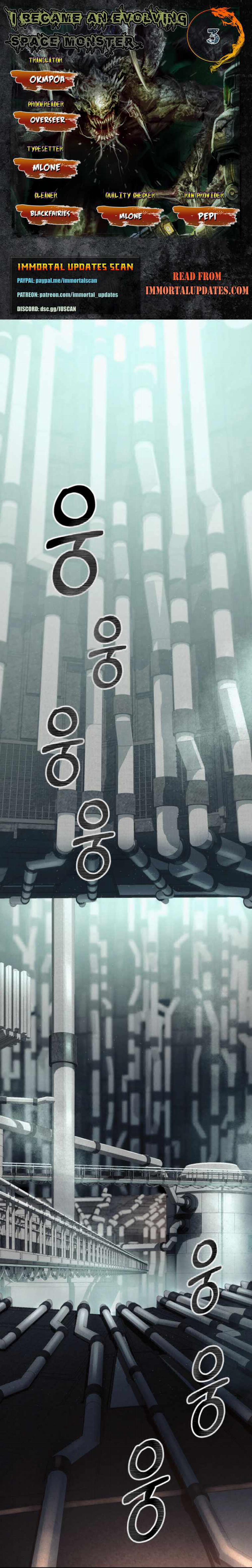 Tôi Đã Trở Thành Quái Vật Không Gian 3 trang 0