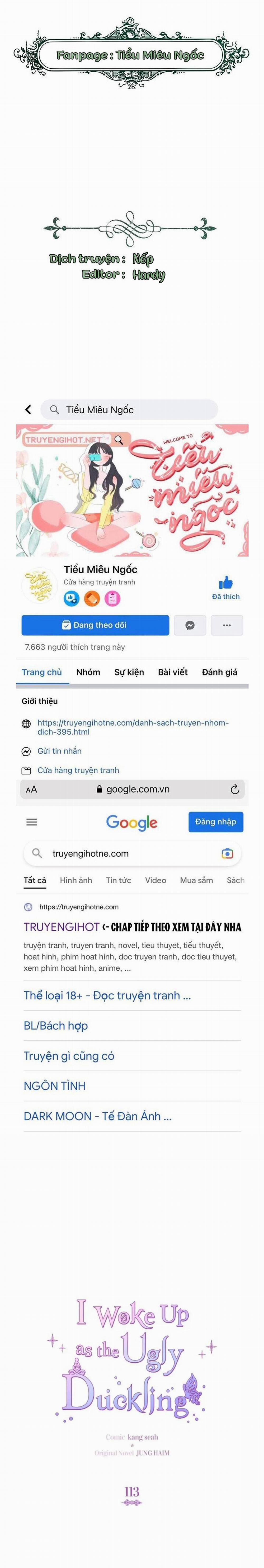 Tôi Đã Trở Thành Tiểu Thư Xấu Xí 113 trang 0
