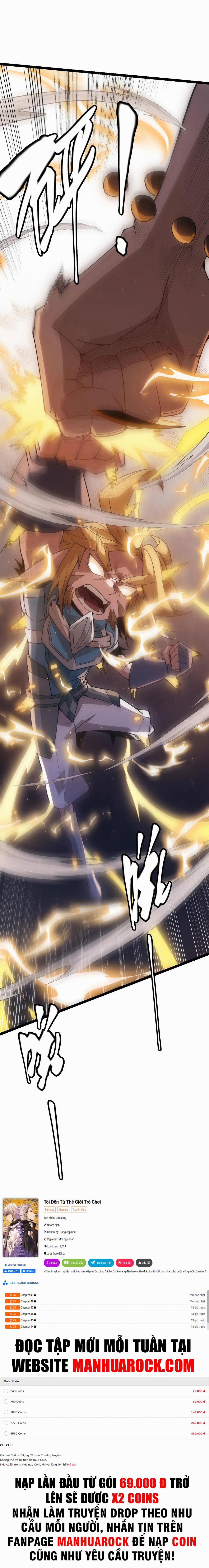 Tôi Đến Từ Thế Giới Trò Chơi 36 trang 56