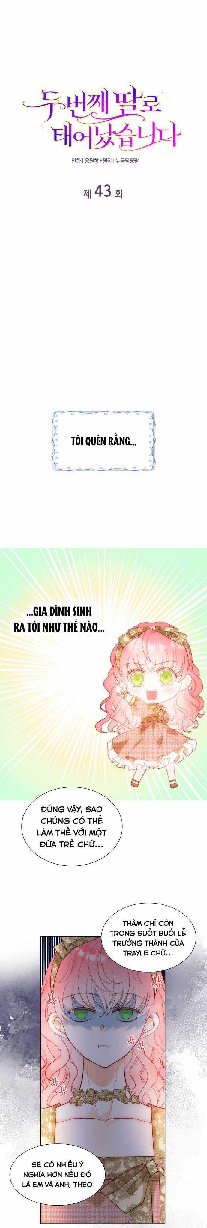 Tôi Được Sinh Ra Là Con Gái Thứ Hai 43 trang 1