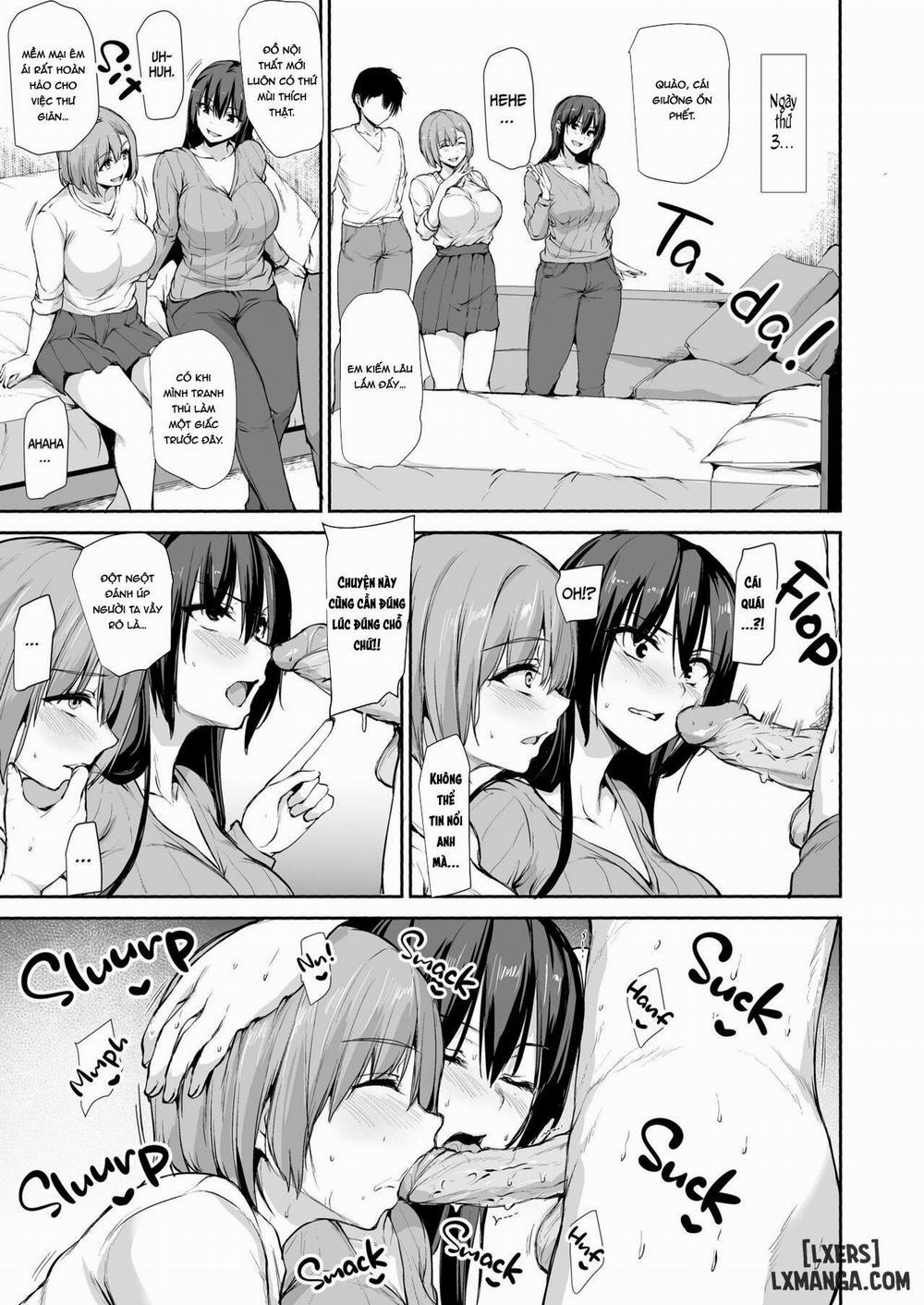 Tôi Không Cương Nổi Nên Vợ Tôi Mang Bạn Cô Âý Tới 3.2 trang 32