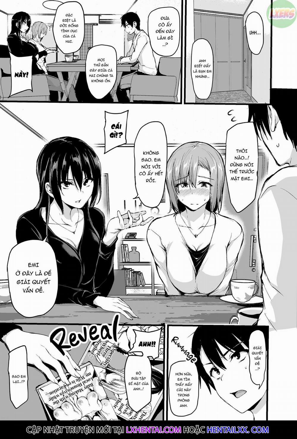 Tôi Không Cương Nổi Nên Vợ Tôi Mang Bạn Cô Âý Tới Oneshot trang 6