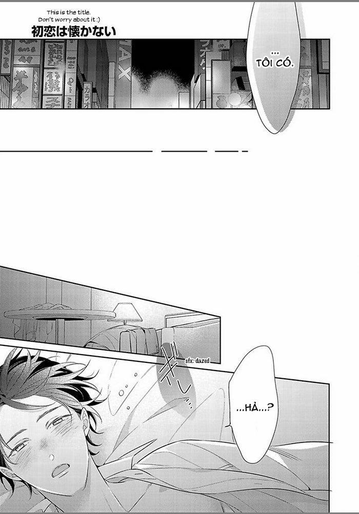 Tôi không nhớ mối tình đầu của mình 1 trang 16