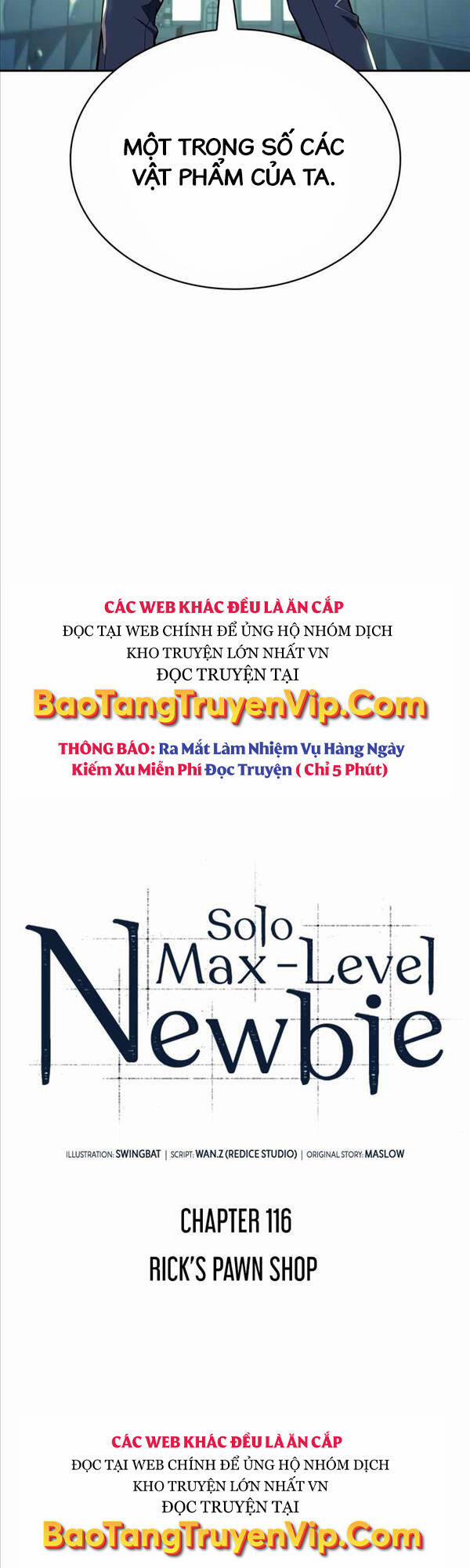 Tôi Là Tân Thủ Có Cấp Cao Nhất 116 trang 8