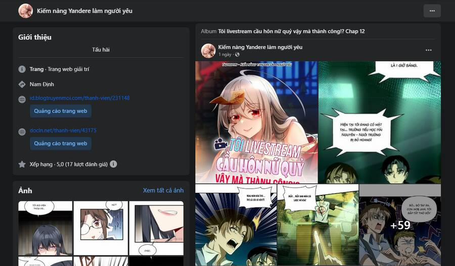 Tôi Livestream Cầu Hôn Nữ Quỷ Vậy Mà Thành Công!? 12 trang 3