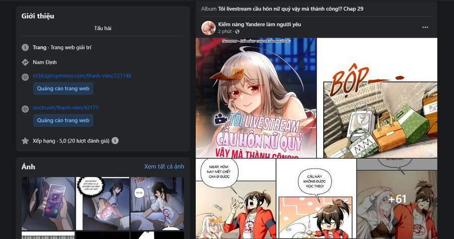 Tôi Livestream Cầu Hôn Nữ Quỷ Vậy Mà Thành Công!? 28 trang 63