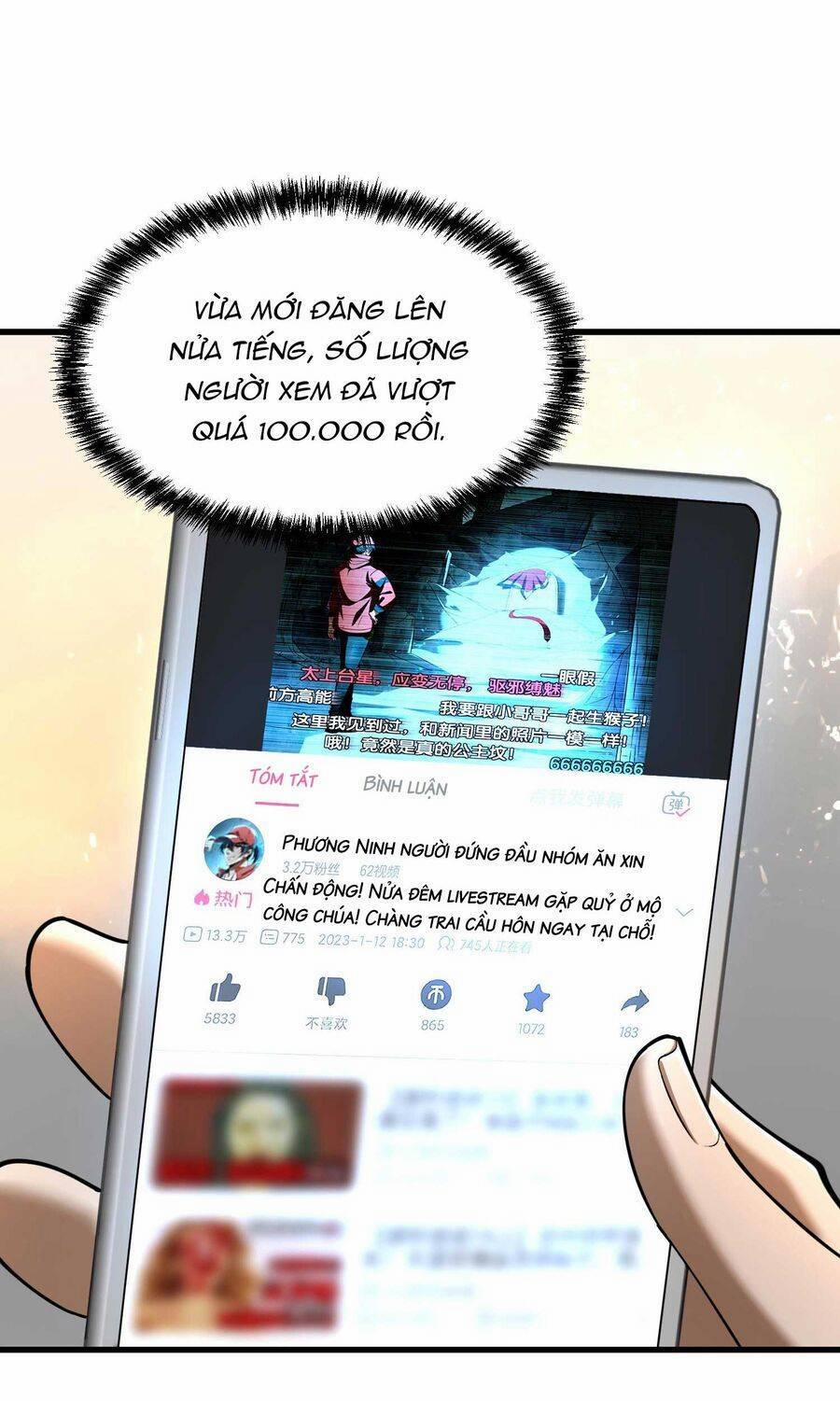 Tôi Livestream Cầu Hôn Nữ Quỷ Vậy Mà Thành Công!? 3 trang 61