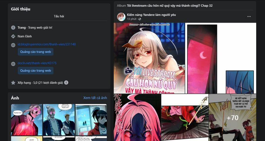 Tôi Livestream Cầu Hôn Nữ Quỷ Vậy Mà Thành Công!? 31 trang 72