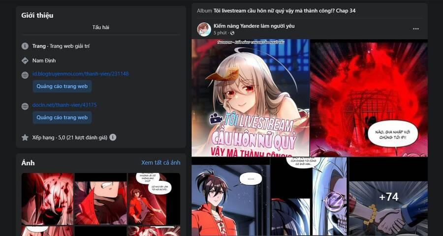 Tôi Livestream Cầu Hôn Nữ Quỷ Vậy Mà Thành Công!? 33 trang 76