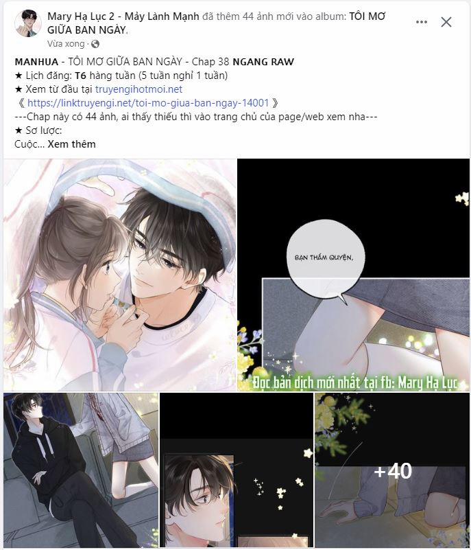 Tôi Mơ Giữa Ban Ngày 38.1 trang 0