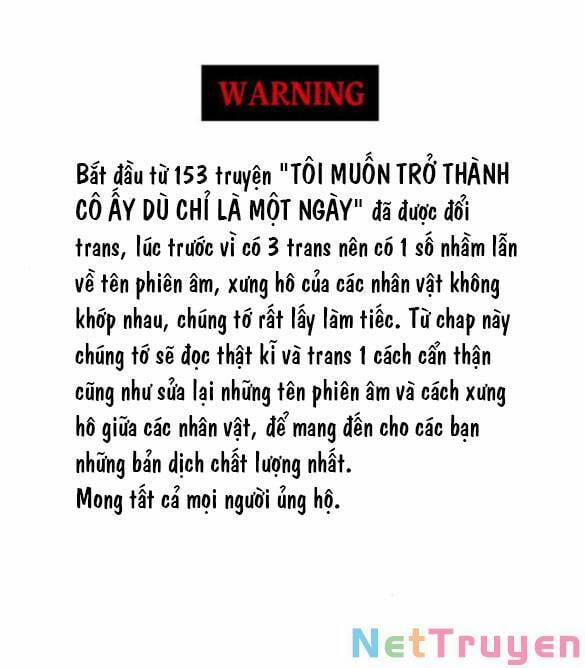 Tôi Muốn Trở Thành Cô Ấy Chỉ Một Ngày 153.1 trang 5