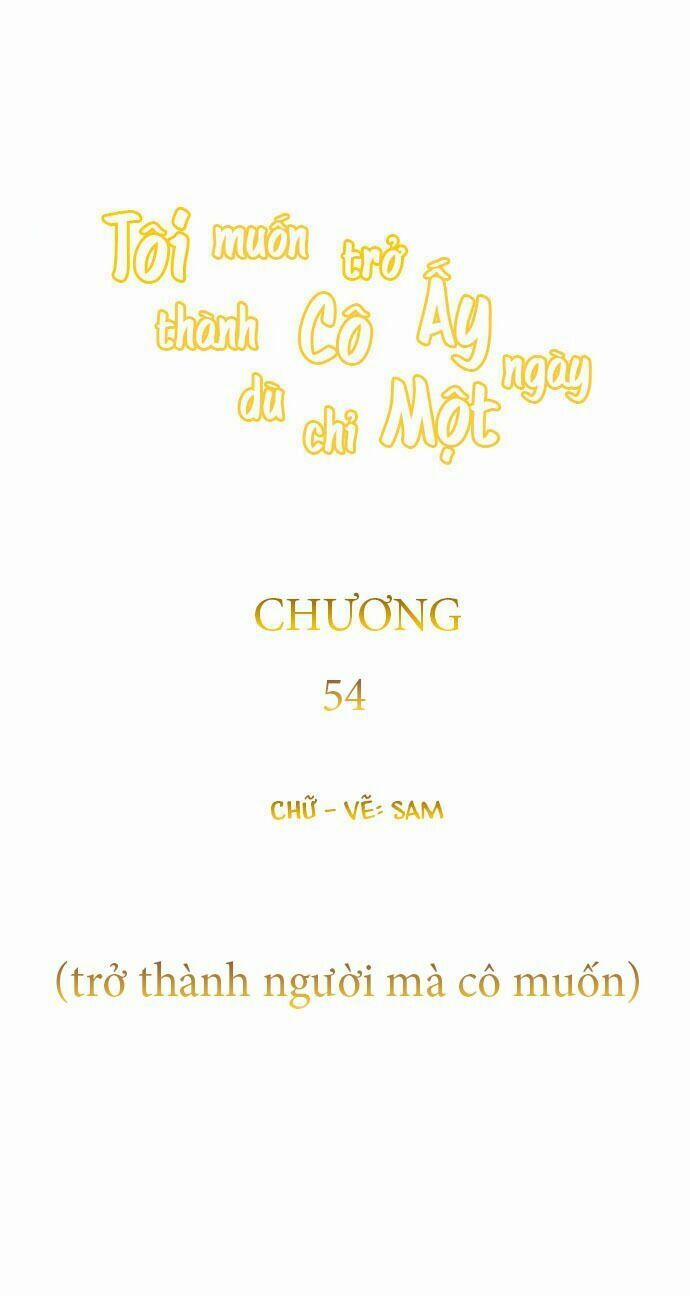 Tôi Muốn Trở Thành Cô Ấy Chỉ Một Ngày 54 trang 52