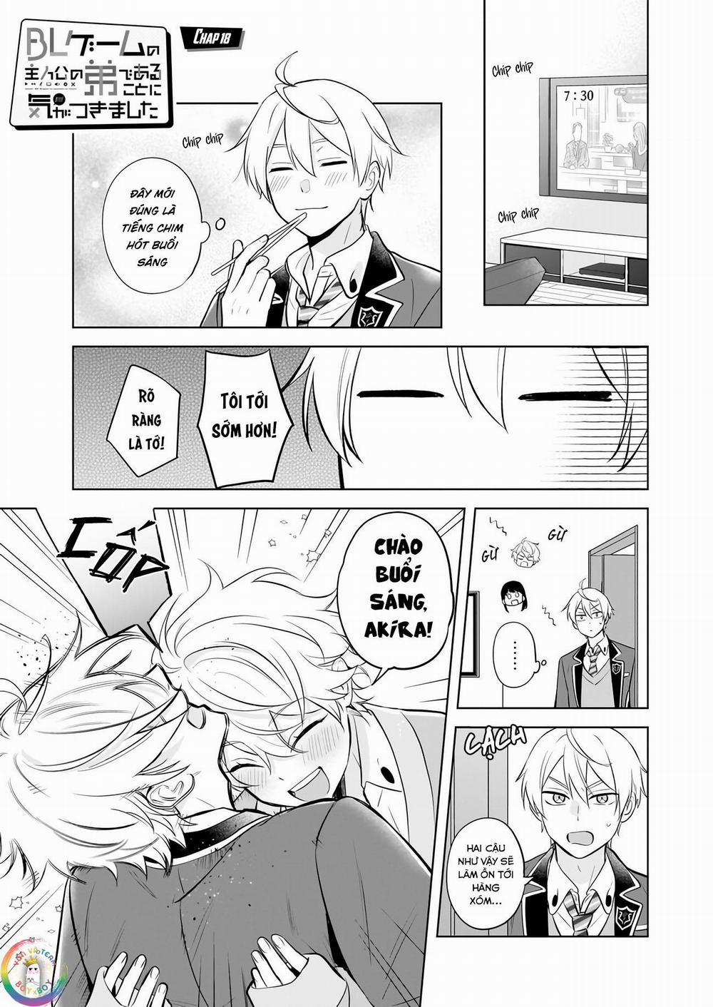 Tôi Nhận Ra Mình Là Em Trai Của Nhân Vật Chính Game Bl 18 trang 1