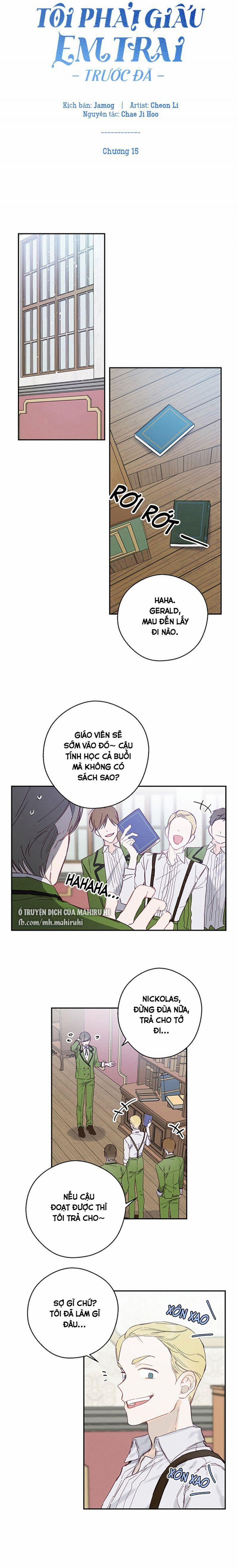 Tôi Phải Giấu Em Trai Trước Đã 15 trang 3