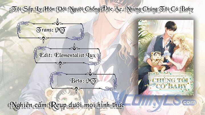 Tôi Sắp Ly Hôn Với Người Chồng Độc Ác, Nhưng Chúng Tôi Có Baby 69 trang 45