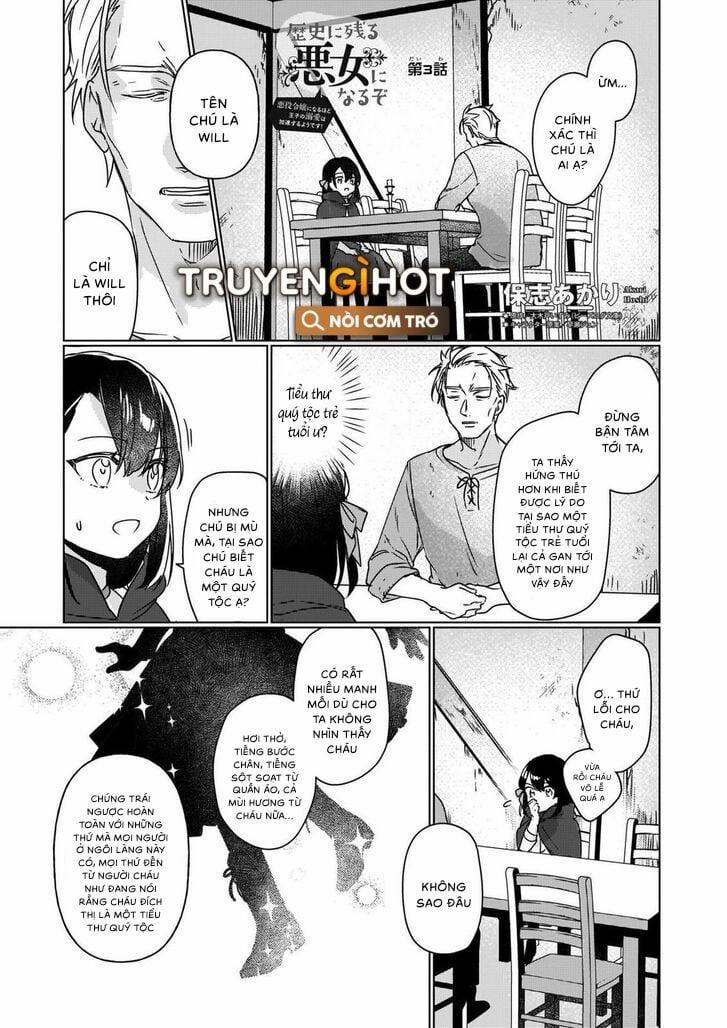 Tôi Sẽ Trở Thành Kẻ Phản Diện Được Khắc Ghi Trong Lịch Sử 3.1 trang 1