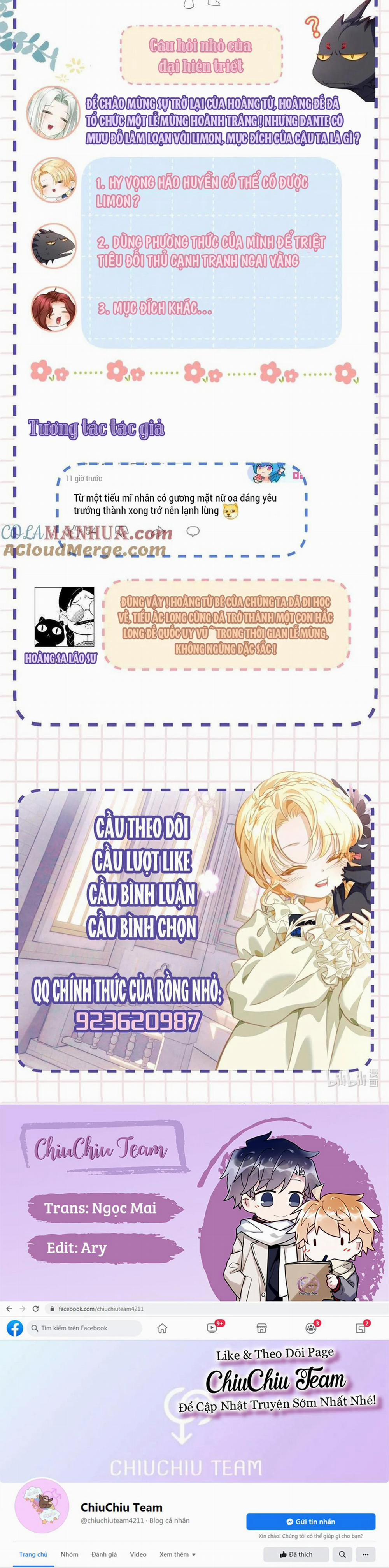 Tôi Tái Sinh Thành Tiểu Ác Long Của Hoàng Tử Điện Hạ 17 trang 12