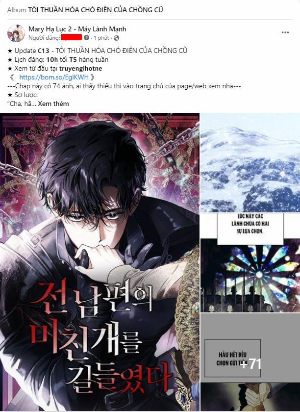 Tôi Thuần Hóa Chó Điên Của Chồng Cũ 13.1 trang 0