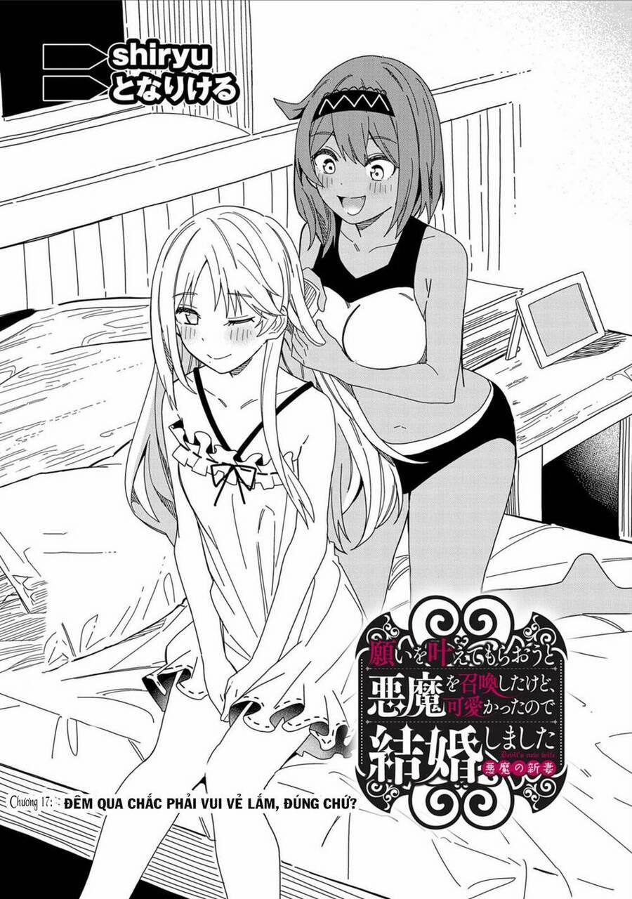 Tôi Triệu Hồi Ác Quỷ Để Thực Hiện Điều Ước, Nhưng Tôi Lại Muốn Cưới Cô Ấy Vì Cổ Quá Xinh Đẹp 17 trang 1