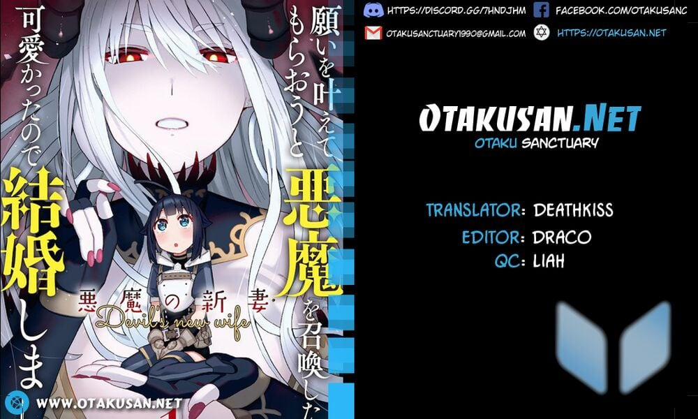 Tôi Triệu Hồi Ác Quỷ Để Thực Hiện Điều Ước, Nhưng Tôi Lại Muốn Cưới Cô Ấy Vì Cổ Quá Xinh Đẹp 6 trang 0