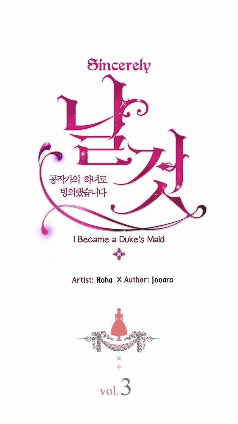 Tôi Trở Thành Hầu Gái Của Một Công Tước 3 trang 0