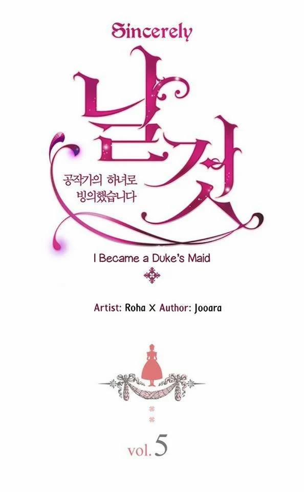 Tôi Trở Thành Hầu Gái Của Một Công Tước 5 trang 1