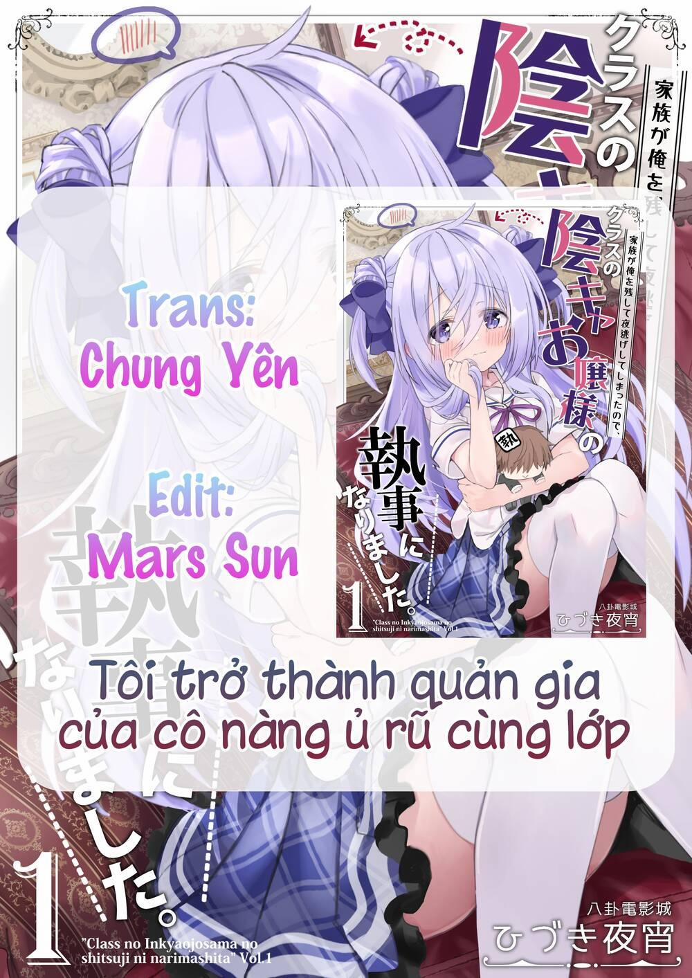 Tôi Trở Thành Quản Gia Của Cô Nàng Ủ Rũ Cùng Lớp 3 trang 0