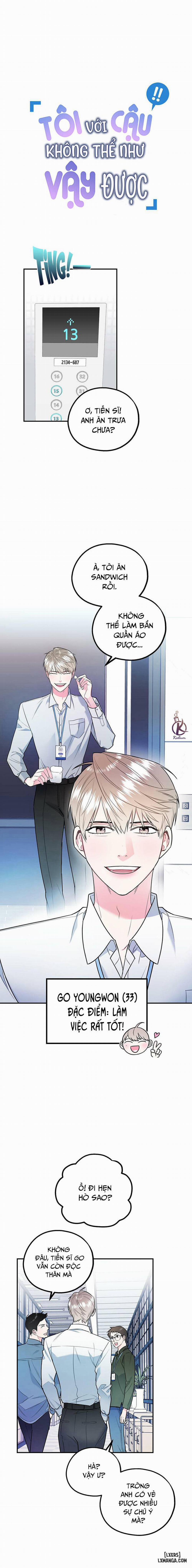 Tôi với cậu không thể như vậy được 1 trang 7