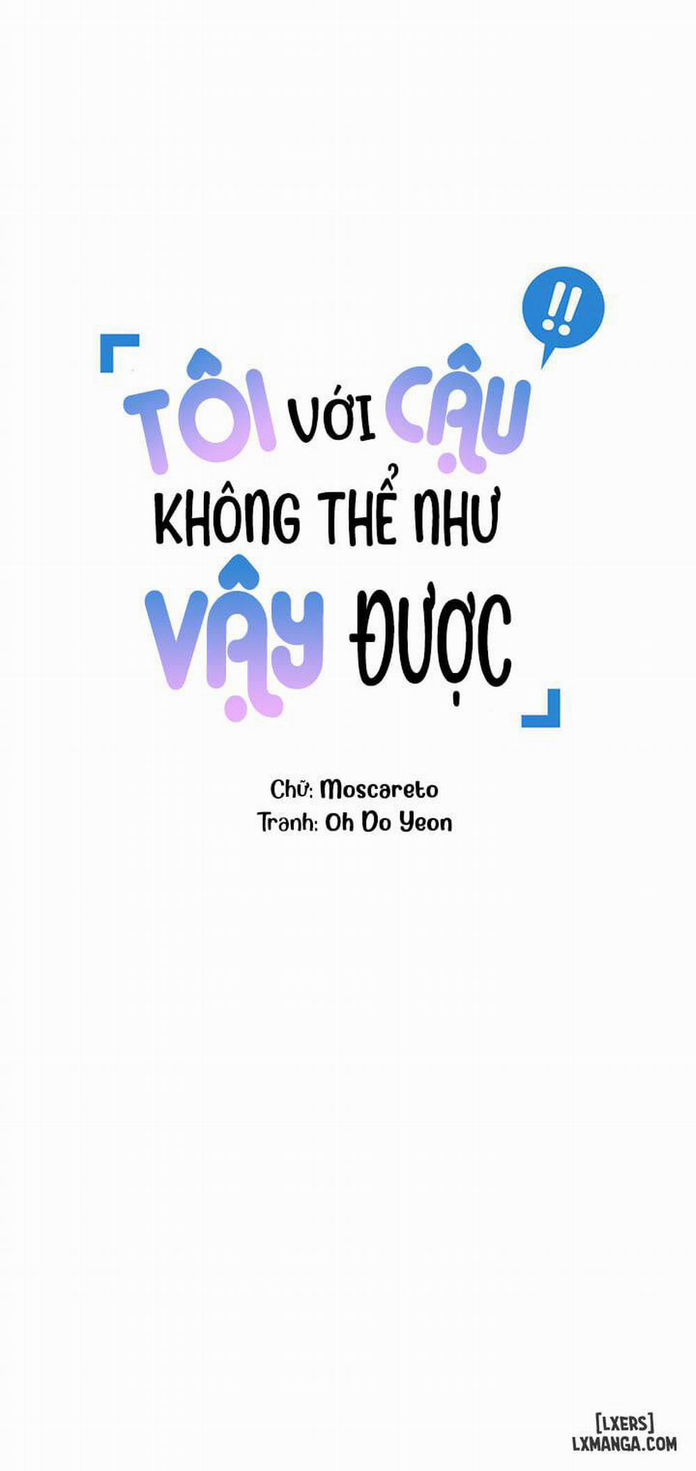 Tôi với cậu không thể như vậy được 13 trang 12