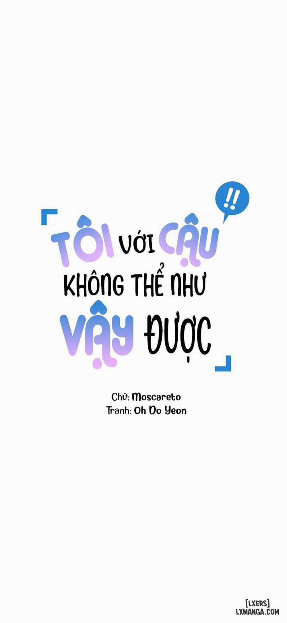 Tôi với cậu không thể như vậy được 14 trang 1