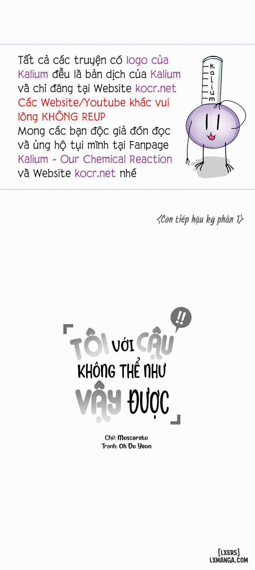 Tôi với cậu không thể như vậy được 28 0 Hết phần 1 trang 35