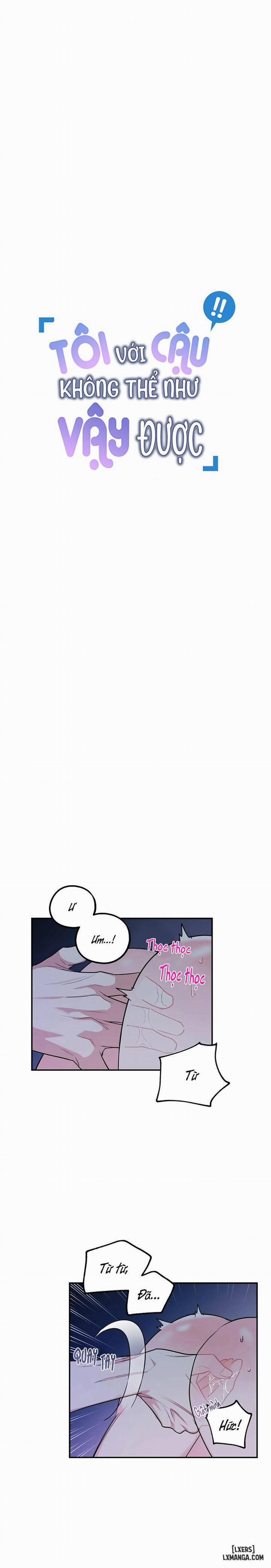 Tôi với cậu không thể như vậy được 6 trang 2