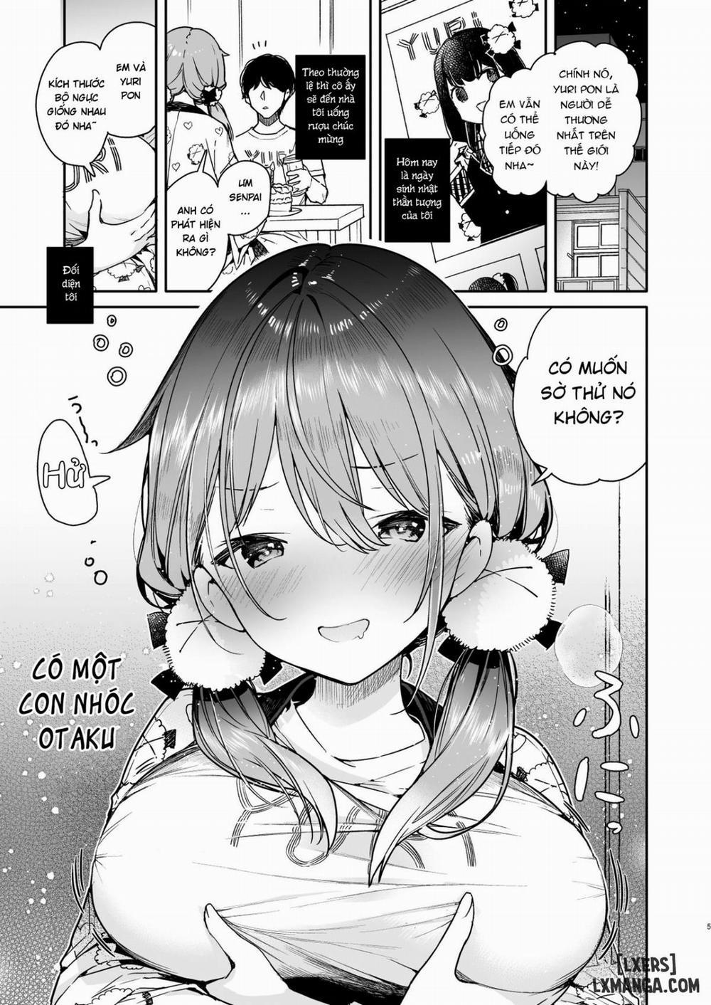 Tomodachi no Youna Otaku Kouhai to Deisui Ecchi Oneshot trang 5