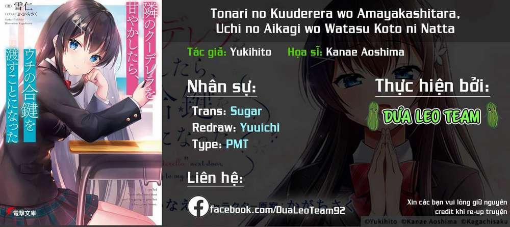 Tonari No Kuuderera O Amayakashitara, Uchi No Aikagi O Watasu Koto Ni Natta 1 trang 1