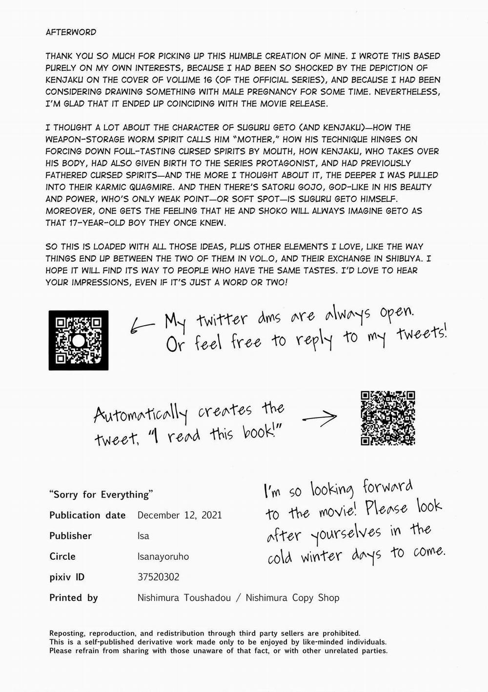 Tổng Hợp Oneshot Jujutsu Kaisen Dj 24 trang 49