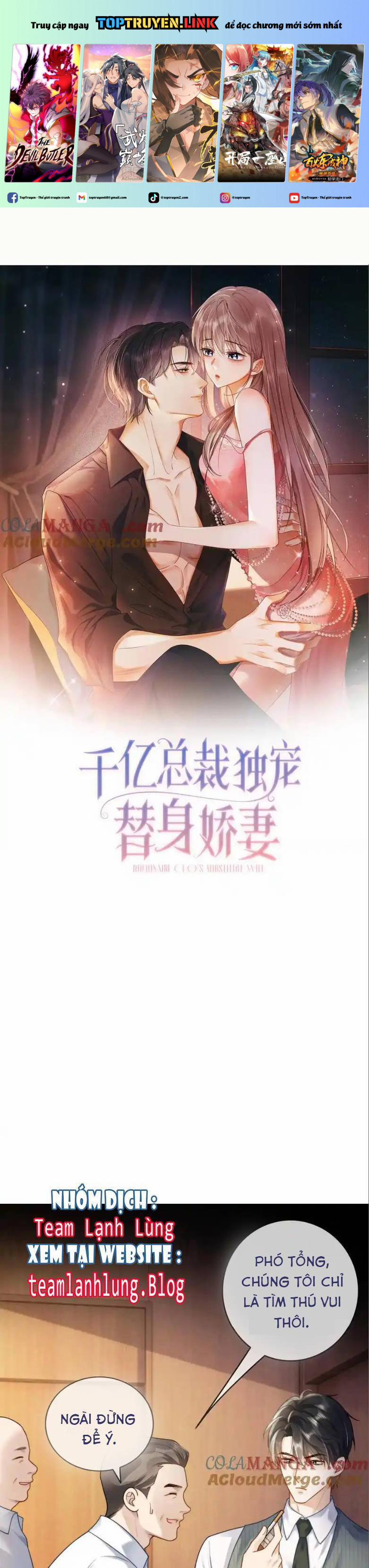 Tổng Tài Tỷ Phú Chỉ Sủng Cô Vợ Thế Thân 49 trang 0