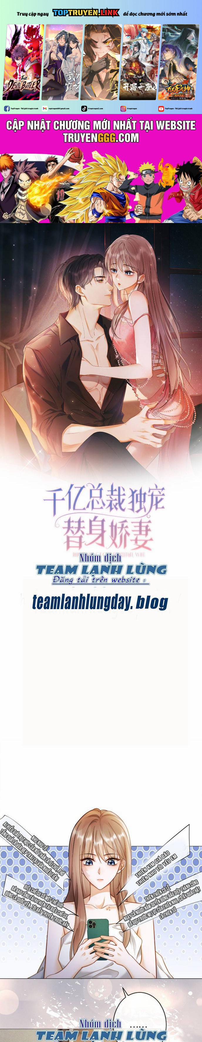 Tổng Tài Tỷ Phú Chỉ Sủng Cô Vợ Thế Thân 53 trang 0