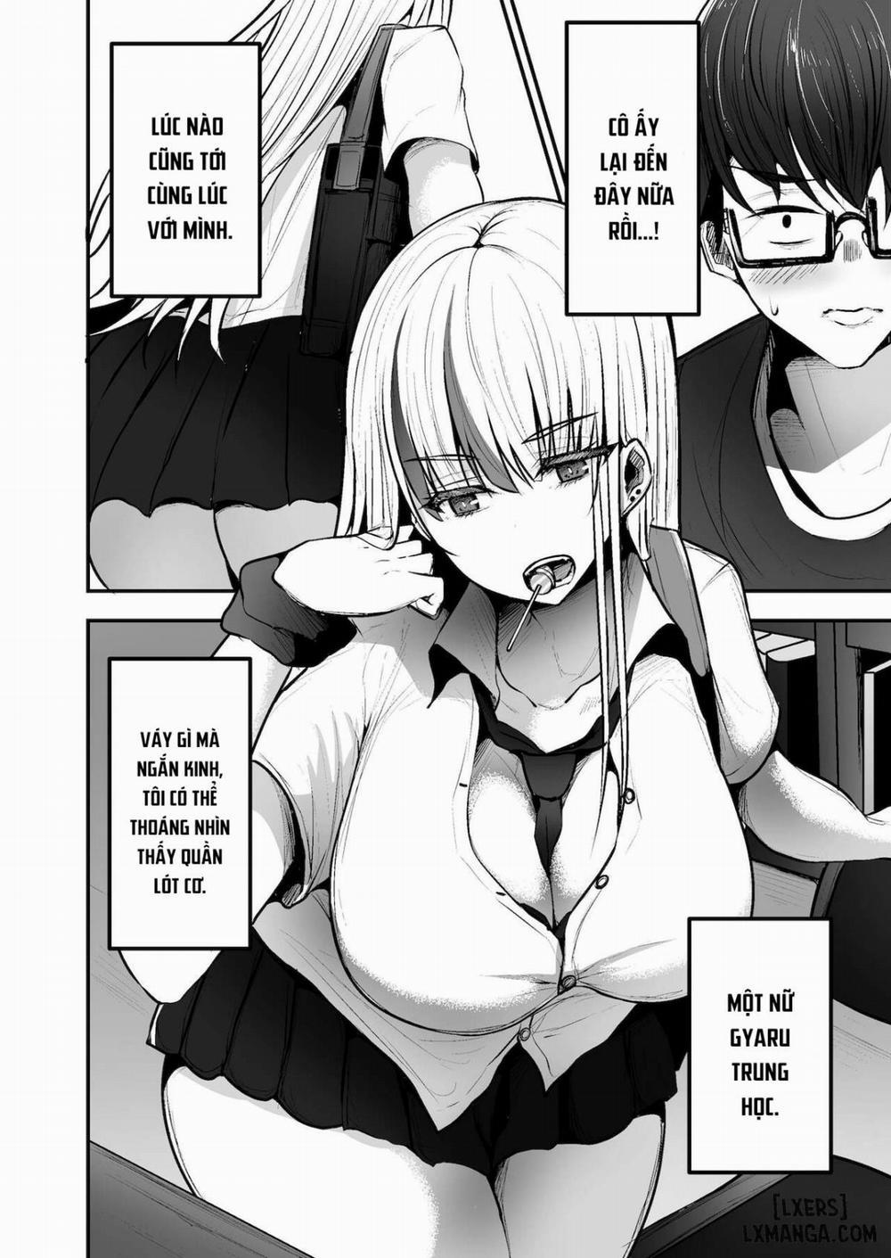 Toshokan de Benkyou Shiteitara Itsumo Kuru Gal JK ni Oneshot trang 3