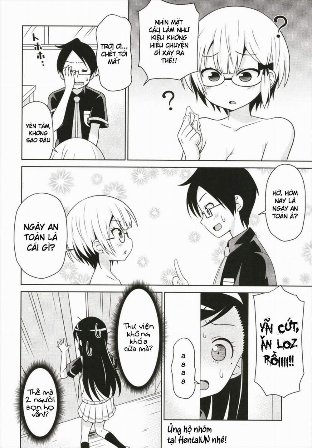 Toshoshitsu de Pon (Bokutachi wa Benkyou ga Dekinai) Oneshot trang 10