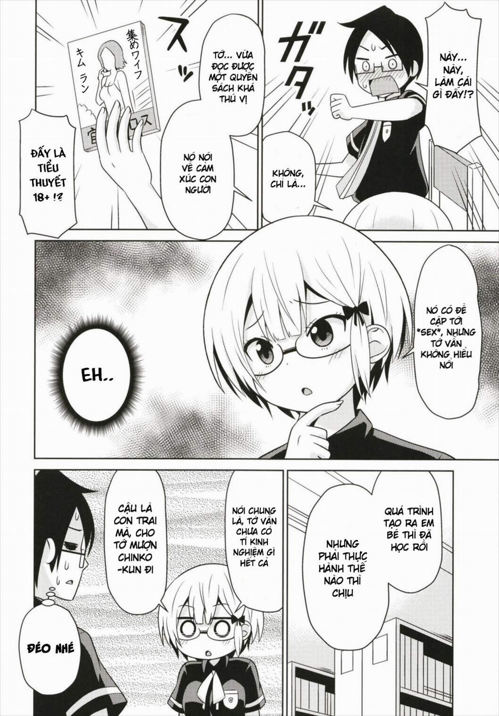 Toshoshitsu de Pon (Bokutachi wa Benkyou ga Dekinai) Oneshot trang 2