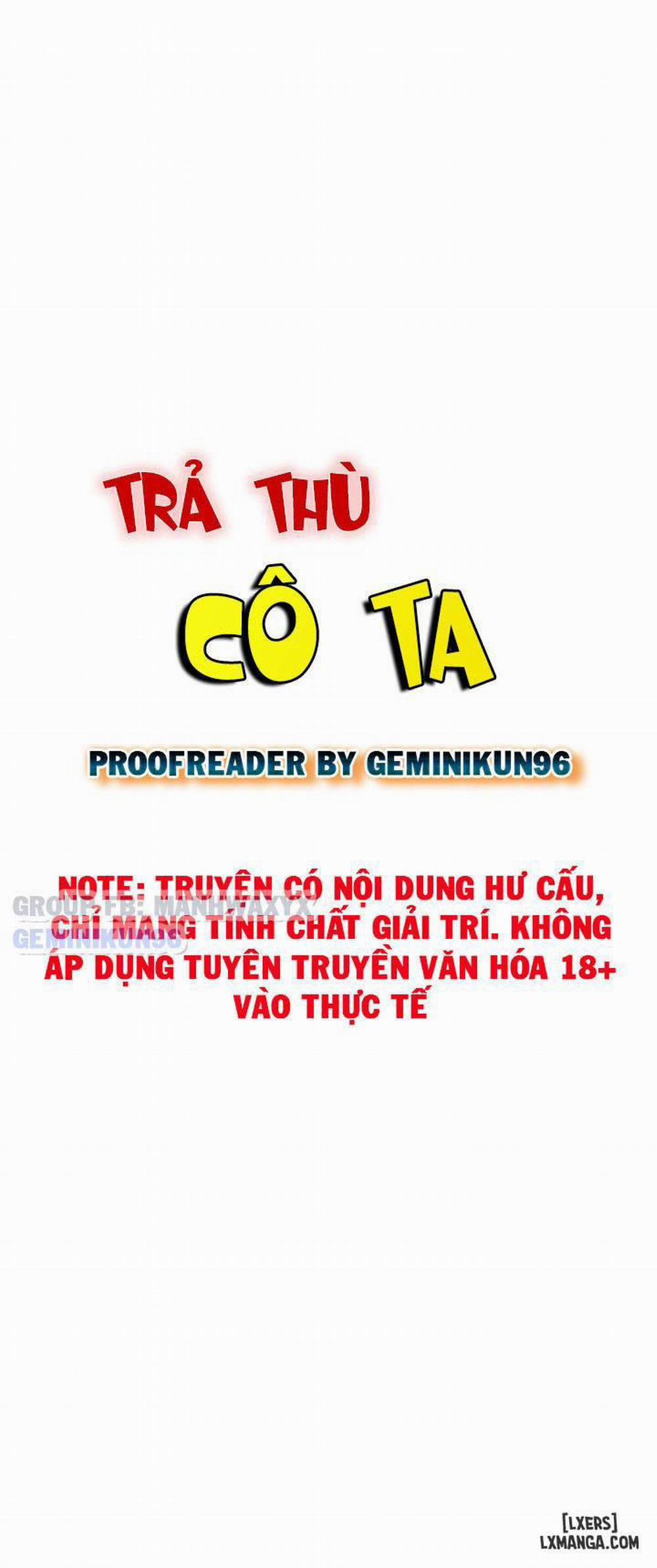 Trả Thù Cô Ta 38 trang 1