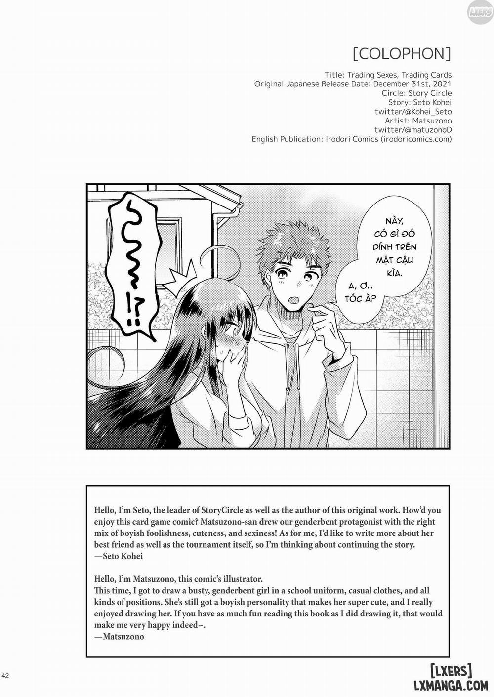 Trading Sexes, Trading Cards Oneshot trang 43