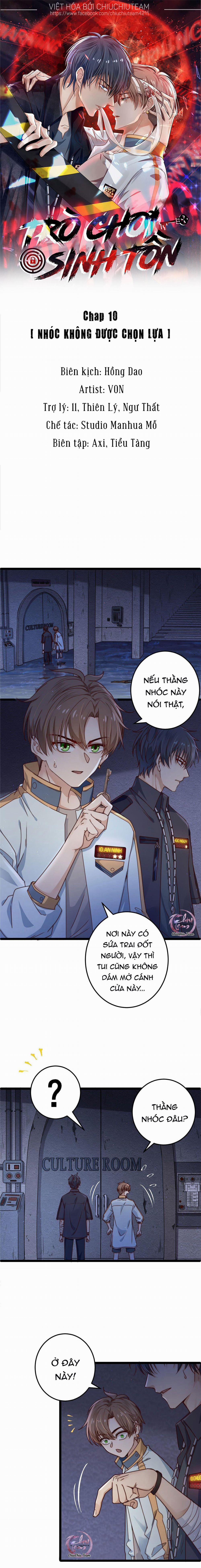 Trò Chơi Sinh Tồn(Tạm drop) 10 trang 0