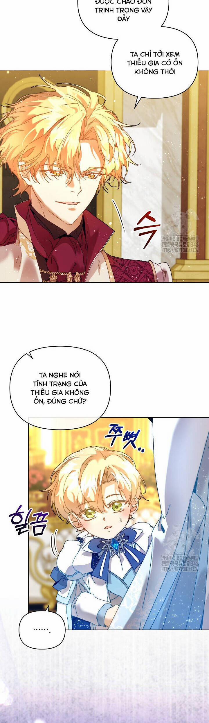 Trở Thành Bảo Mẫu Mắc Bệnh Nan Y Của Nam Chính Hắc Ám 45 trang 35