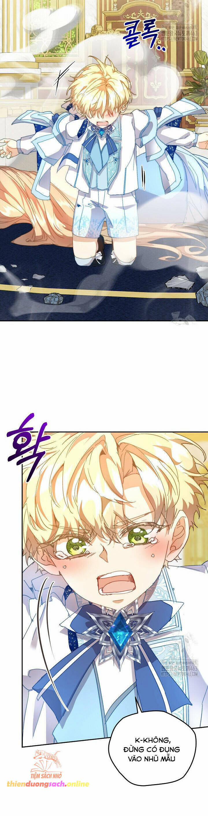 Trở Thành Bảo Mẫu Mắc Bệnh Nan Y Của Nam Chính Hắc Ám 49 trang 40