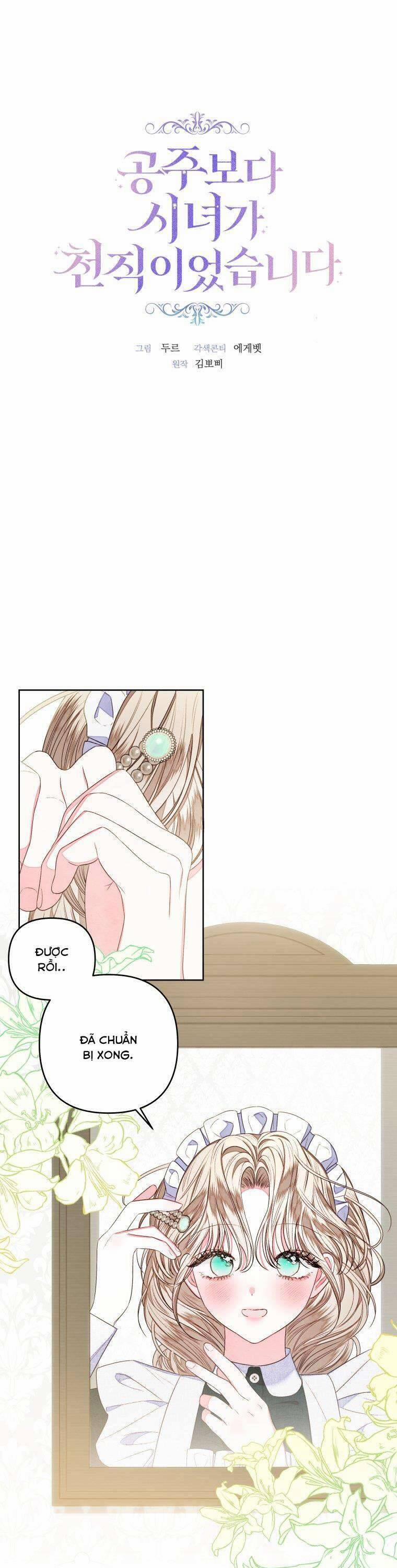 Trở Thành Hầu Nữ Còn Quan Trọng Hơn Là Làm Công Chúa 11 trang 0