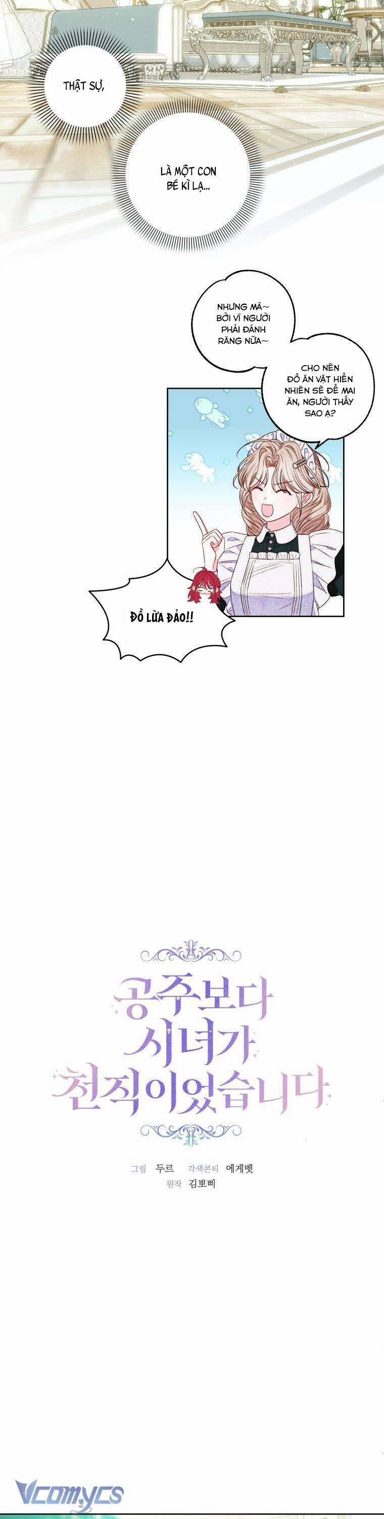 Trở Thành Hầu Nữ Còn Quan Trọng Hơn Là Làm Công Chúa 12 trang 9