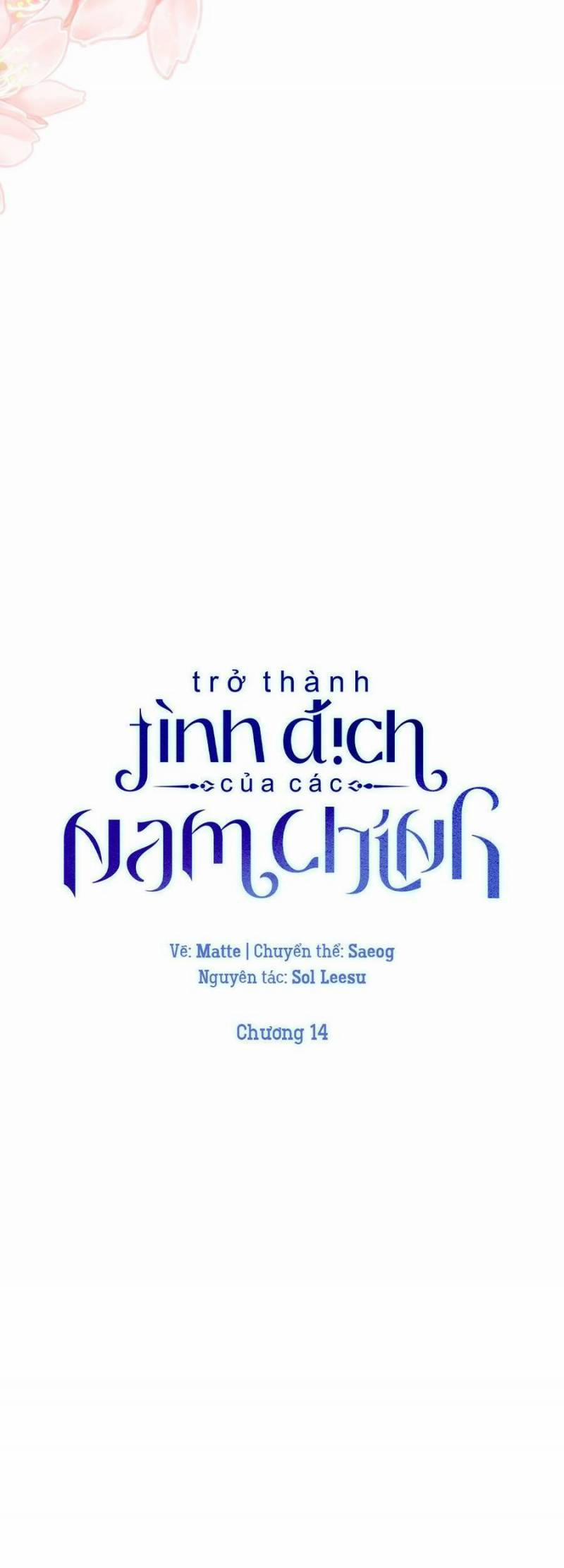 Trở Thành Tình Địch Của Nam Chính 14 trang 14